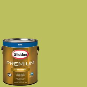 Glidden Premium 1-gal. #HDGG14D English Apple Satin Latex Exterior Paint - HDGG14DPX-01SA