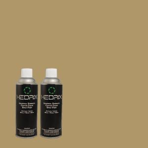 Hedrix 11 oz. Match of 380F-6 River Bank Semi-Gloss Custom Spray Paint (2-Pack) - SG02-380F-6
