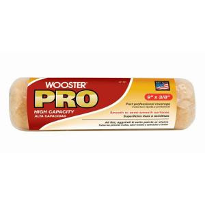Wooster Pro 9 in. x 3/8 in. High Density Knit Roller Cover - 0HR3160090