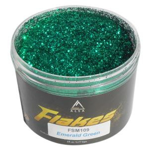 Alsa Refinish 6 oz. Emerald Green Flakes Paint Additive - FSM109