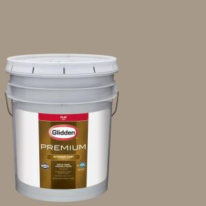 Glidden Premium 5-gal. #HDGWN59 Grand Canyon Tan Flat Latex Exterior Paint - HDGWN59PX-05F