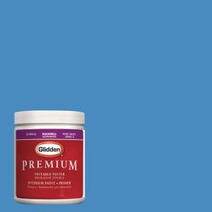 Glidden Premium 8 oz. #HDGV01D Bright Prelude Blue Latex Interior Paint Tester - HDGV01D-08P