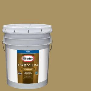 Glidden Premium 5-gal. #HDGY65 Teagreen Satin Latex Exterior Paint - HDGY65PX-05SA