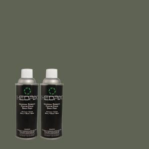 Hedrix 11 oz. Match of MQ6-9 Hostaleaf Semi-Gloss Custom Spray Paint (8-Pack) - SG08-MQ6-9