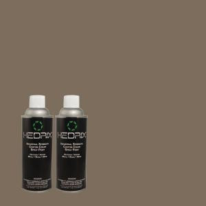 Hedrix 11 oz. Match of PPU18-18 Mined Coal Gloss Custom Spray Paint (8-Pack) - G08-PPU18-18