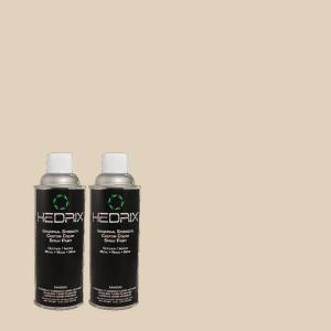 Hedrix 11 oz. Match of PPU7-9 Aged Beige Low Lustre Custom Spray Paint (2-Pack) - LL02-PPU7-9