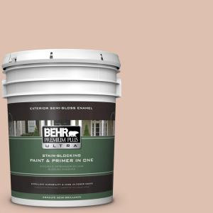 BEHR Premium Plus Ultra 5-gal. #S200-2 Cinnamon Tea Semi-Gloss Enamel Exterior Paint - 585405