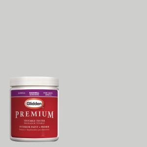 Glidden Premium 8 oz. #HDGCN61 Universal Grey Latex Interior Paint Tester - HDGCN61-08P
