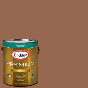 Glidden Premium 1-gal. #HDGO26U Artist's Copper Semi-Gloss Latex Exterior Paint - HDGO26UPX-01S