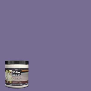 BEHR Premium Plus Ultra 8 oz. #650D-6 Purple Silhouette Interior/Exterior Paint Sample - 650D-6U