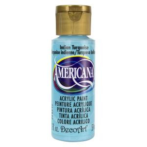 DecoArt Americana 2 oz. Indian Turquoise Acrylic Paint - DAO87-3