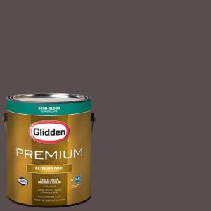 Glidden Premium 1-gal. #HDGCN60 Deep Raspberry Shadow Semi-Gloss Latex Exterior Paint - HDGCN60PX-01S