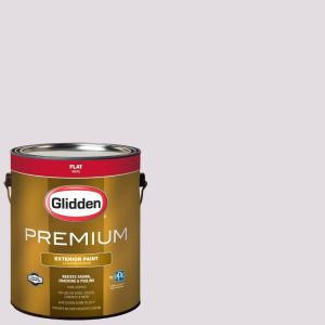 Glidden Premium 1-gal. #HDGV56D Barely Lilac Flat Latex Exterior Paint - HDGV56DPX-01F