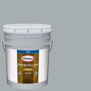 Glidden Premium 5-gal. #HDGCN27 Shaded Brook Satin Latex Exterior Paint - HDGCN27PX-05SA