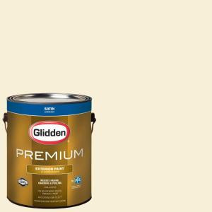 Glidden Premium 1-gal. #HDGY31U North Star White Satin Latex Exterior Paint - HDGY31UPX-01SA