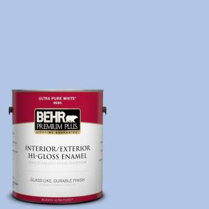 BEHR Premium Plus 1-gal. #590A-3 Beautiful Dream Hi-Gloss Enamel Interior/Exterior Paint - 805001