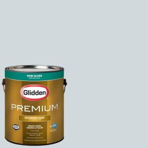 Glidden Premium 1-gal. #HDGCN42D Palest Morning Blue Semi-Gloss Latex Exterior Paint - HDGCN42DPX-01S