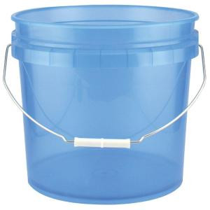 Leaktite 3.5-Gal. Blue Plastic Translucent Pail (Pack of 3) - 209300