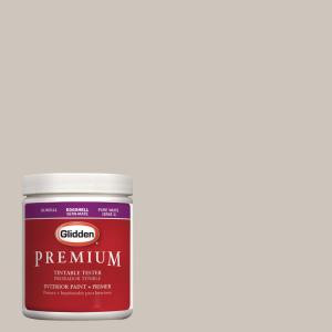 Glidden Premium 8 oz. #HDGWN36 Fossil Grey Latex Interior Paint Tester - HDGWN36-08P