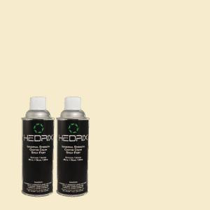 Hedrix 11 oz. Match of 35YY86/117 Cotton Blossom Low Lustre Custom Spray Paint (2-Pack) - 35YY86/117