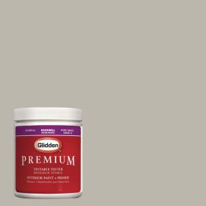 Glidden Premium 8 oz. #HDGWN50 Pewter Grey Latex Interior Paint Tester - HDGWN50-08P