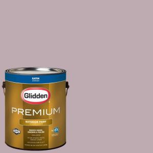 Glidden Premium 1-gal. #HDGR12U Hint Of Mauve Satin Latex Exterior Paint - HDGR12UPX-01SA