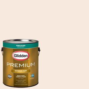 Glidden Premium 1-gal. #HDGO22U Adorable Peach Semi-Gloss Latex Exterior Paint - HDGO22UPX-01S