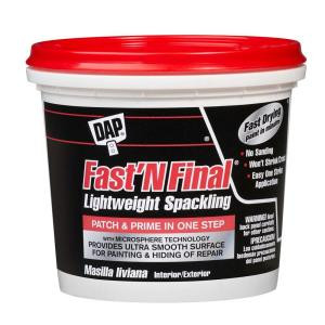 DAP Fast'N Final 1 gal. White Lightweight Spackling (4-Pack) - 7079812143