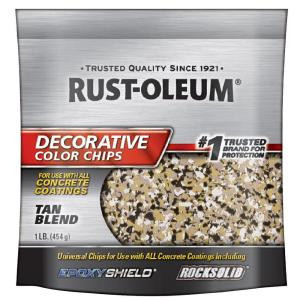 Rust-Oleum 1 lb. Tan Decorative Color Chips (6-Pack) - 301357