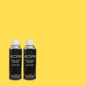 Hedrix 11 oz. Match of 380B-5 Neon Light Gloss Custom Spray Paint (2-Pack) - G02-380B-5