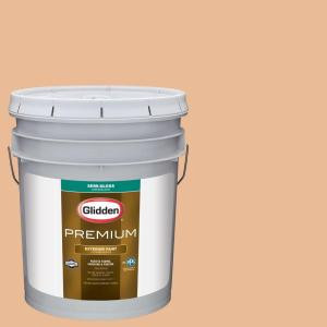 Glidden Premium 5-gal. #HDGO23 Sweet Melon Semi-Gloss Latex Exterior Paint - HDGO23PX-05S