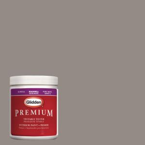 Glidden Premium 8 oz. #HDGWN52U Castle Wall Grey Latex Interior Paint Tester - HDGWN52U-08P