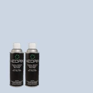 Hedrix 11 oz. Match of 2B39-2 Blue Hills Flat Custom Spray Paint (2-Pack) - F02-2B39-2