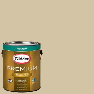 Glidden Premium 1-gal. #HDGY50 Soft Bronze Glow Semi-Gloss Latex Exterior Paint - HDGY50PX-01S