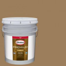 Glidden Premium 5-gal. #HDGY39 Deep Bentwood Gold Flat Latex Exterior Paint - HDGY39PX-05F