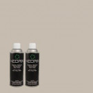 Hedrix 11 oz. Match of PPU18-11 Classic Silver Semi-Gloss Custom Spray Paint (8-Pack) - SG08-PPU18-11