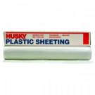 Husky 10 ft. 4 in. x 100 ft. Clear 4 mil Plastic Sheeting - CF04103C