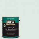 BEHR Premium Plus 1-gal. #460E-1 Meadow Light Semi-Gloss Enamel Exterior Paint - 505001