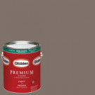 Glidden Premium 1 gal. #HDGWN26U Fauna Brown Semi-Gloss Interior Paint with Primer - HDGWN26UP-01S
