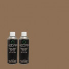 Hedrix 11 oz. Match of PPU5-3 Antique Earth Low Lustre Custom Spray Paint (8-Pack) - LL08-PPU5-3