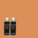 Hedrix 11 oz. Match of 240D-5 Grounded Semi-Gloss Custom Spray Paint (2-Pack) - SG02-240D-5