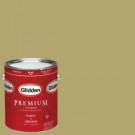 Glidden Premium 1-gal. #HDGG08 Spanish Olive Flat Latex Interior Paint with Primer - HDGG08P-01F
