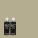 Hedrix 11 oz. Match of PPU10-16 Simply Sage Gloss Custom Spray Paint (2-Pack) - G02-PPU10-16