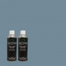 Hedrix 11 oz. Match of TH-60 Old Indigo Semi-Gloss Custom Spray Paint (2-Pack) - SG02-TH-60