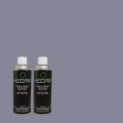 Hedrix 11 oz. Match of MQ5-52 Lead Cast Flat Custom Spray Paint (2-Pack) - F02-MQ5-52