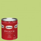Glidden Premium 1-gal. #HDGG27 Spring Green Flat Latex Interior Paint with Primer - HDGG27P-01F