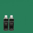 Hedrix 11 oz. Match of MQ4-14 Soapstone Low Lustre Custom Spray Paint (2-Pack) - LL02-MQ4-14