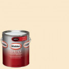 Glidden DUO 1-gal. #GLO21 Banana Cream Pie Flat Interior Paint with Primer - GLO21-01F