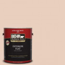 BEHR Premium Plus 1-gal. #PPL-61 Spiced Beige Flat Exterior Paint - 405001