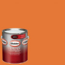 Glidden DUO 1-gal. #GLO03 Pumpkin Patch Flat Interior Paint with Primer - GLO03-01F